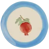 Ontbijtbord fruit blauw - h2xd20 cm