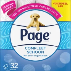 Page toiletpapier compleet schoon 32 rollen