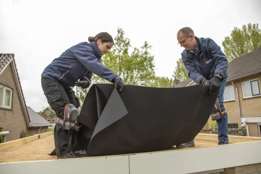Pandser EPDM op maat dakbedekking 7 m x 1,2 mm (per 10 cm te bestellen)