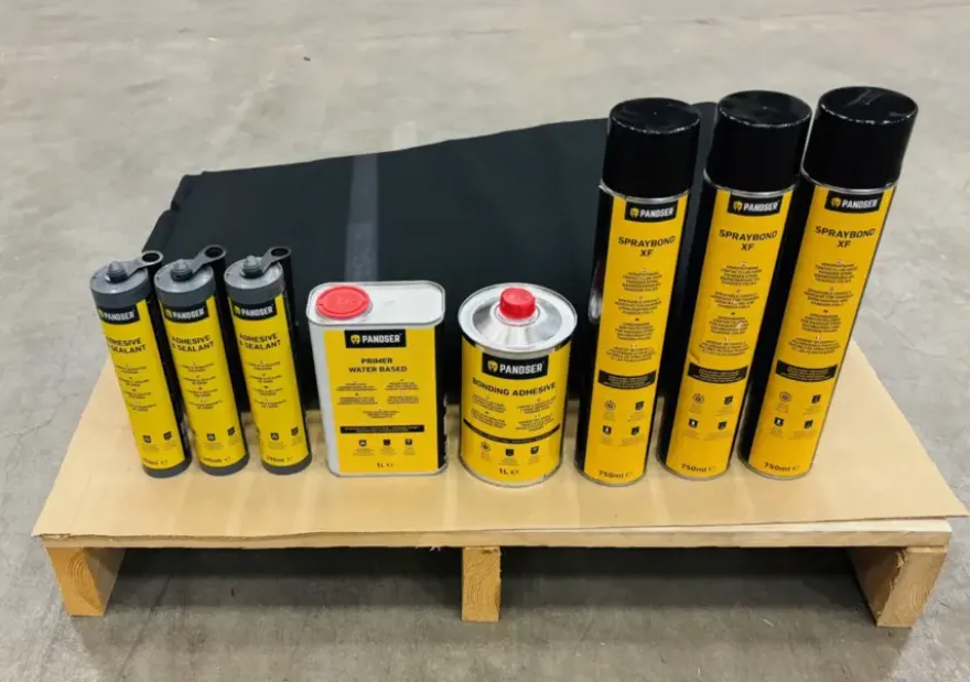 Pandser EPDM op maat dakbedekking 7 m x 1,2 mm (per 10 cm te bestellen)