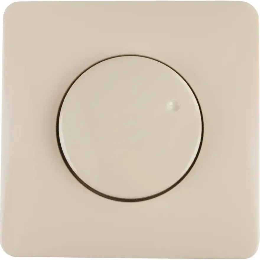 Peha Standard centraalplaat dimmer creme
