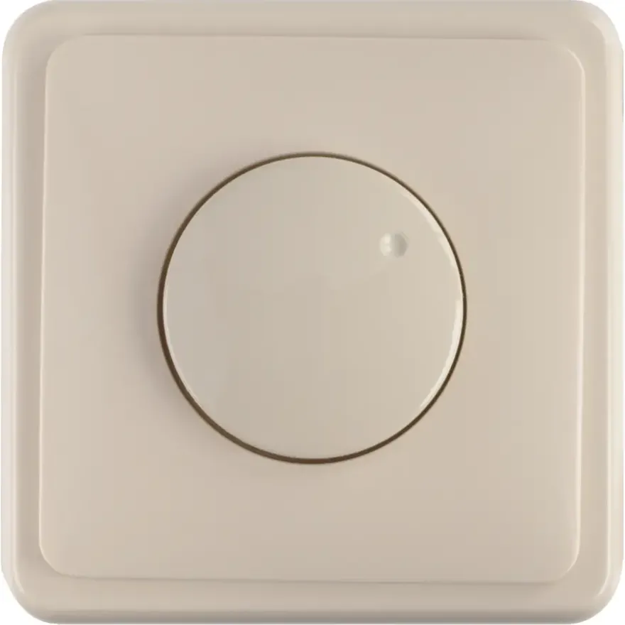 Peha Standard centraalplaat dimmer creme