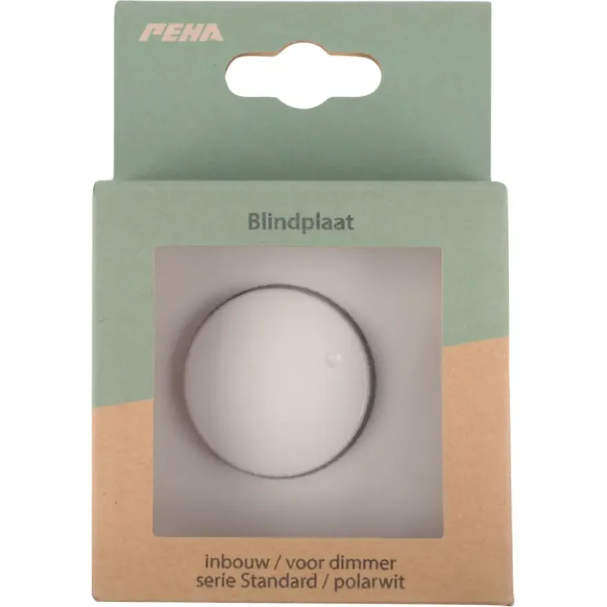 Peha Standard centraalplaat dimmer Wit
