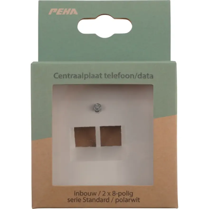 Peha Standard Centraalplaat UTP Wit