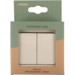 PEHA Standard serieschakelaar crème