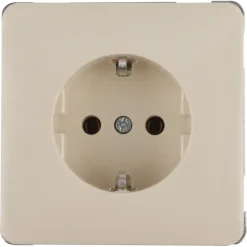 PEHA Standard stopcontact geaard crème