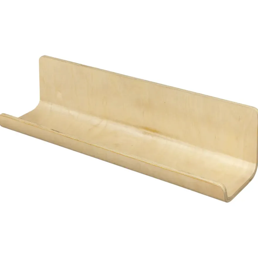 Pekodom dubbelgevouwen wandplank naturel berken 14x60x12 cm (hxbxd)