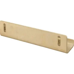 Pekodom dubbelgevouwen wandplank naturel berken 14x60x12 cm (hxbxd)