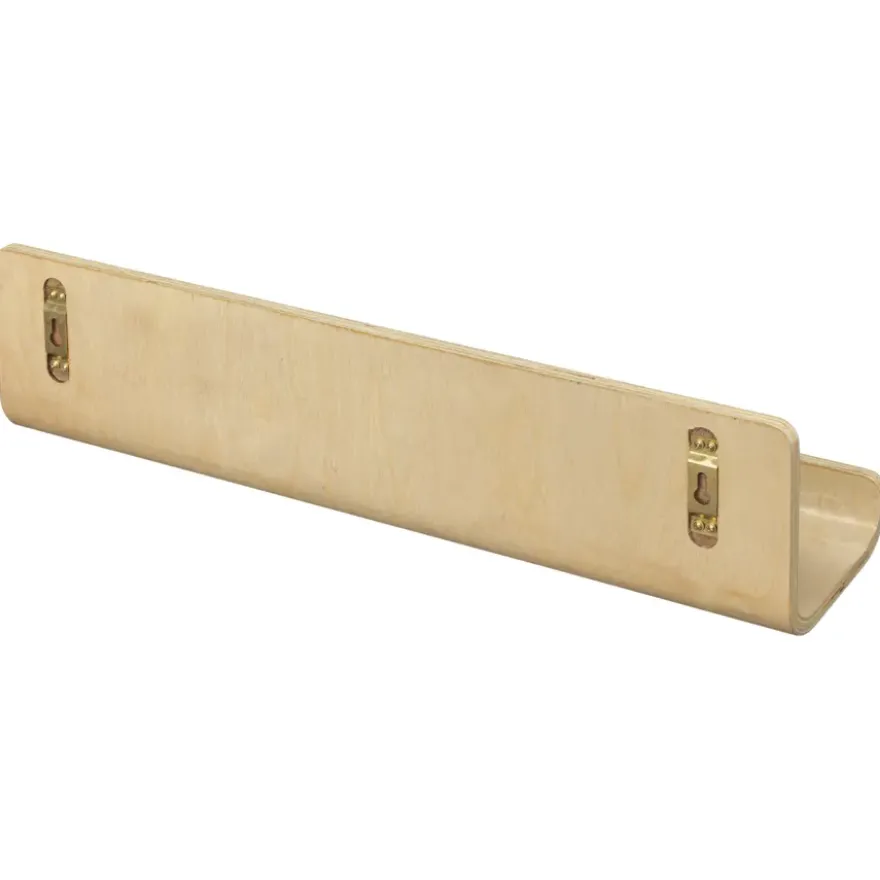 Pekodom dubbelgevouwen wandplank naturel berken 14x60x12 cm (hxbxd)