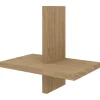 Pekoodm wandplank enkel naturel 23,5x15x23,5 cm