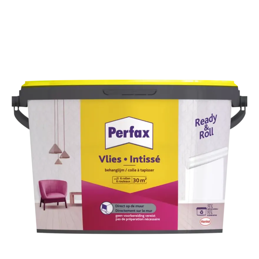 Perfax Ready & Roll behanglijm vliesbehang 4,5 kg