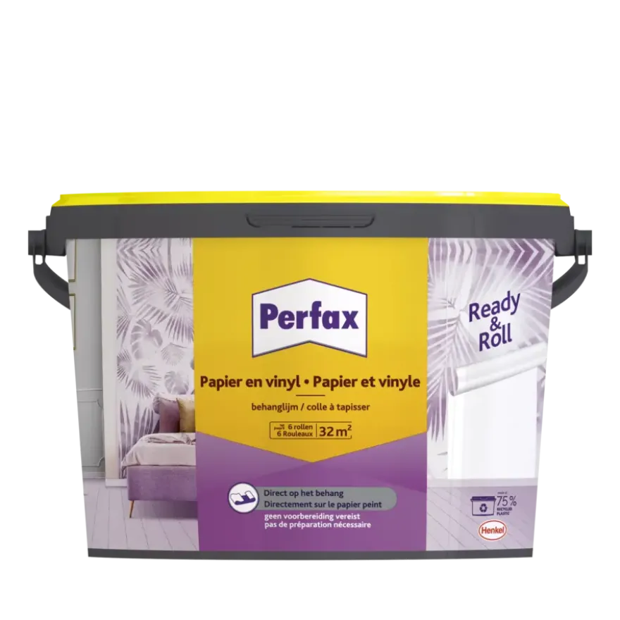 Perfax Ready & Roll behanglijm 4,5 kg