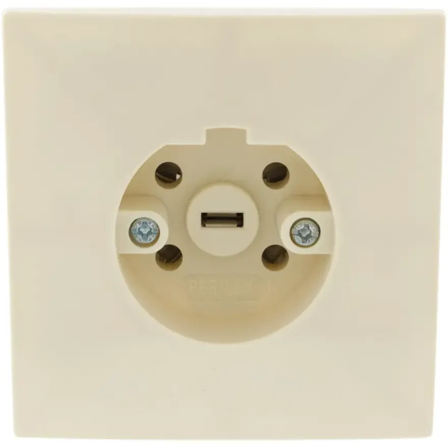 Perilex Wandcontactdoos tbv Inbouw Crème
