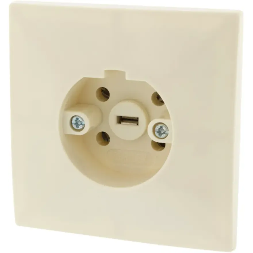 Perilex Wandcontactdoos tbv Inbouw Crème