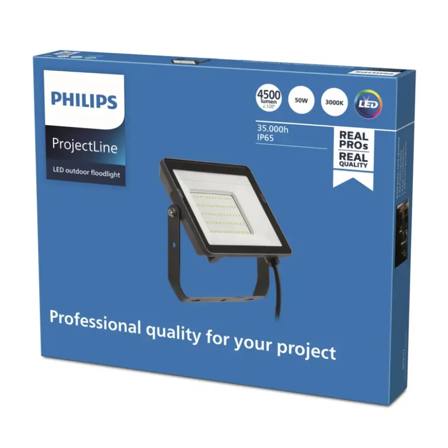 Philips breedstraler 4500 lumen 3000K 50W