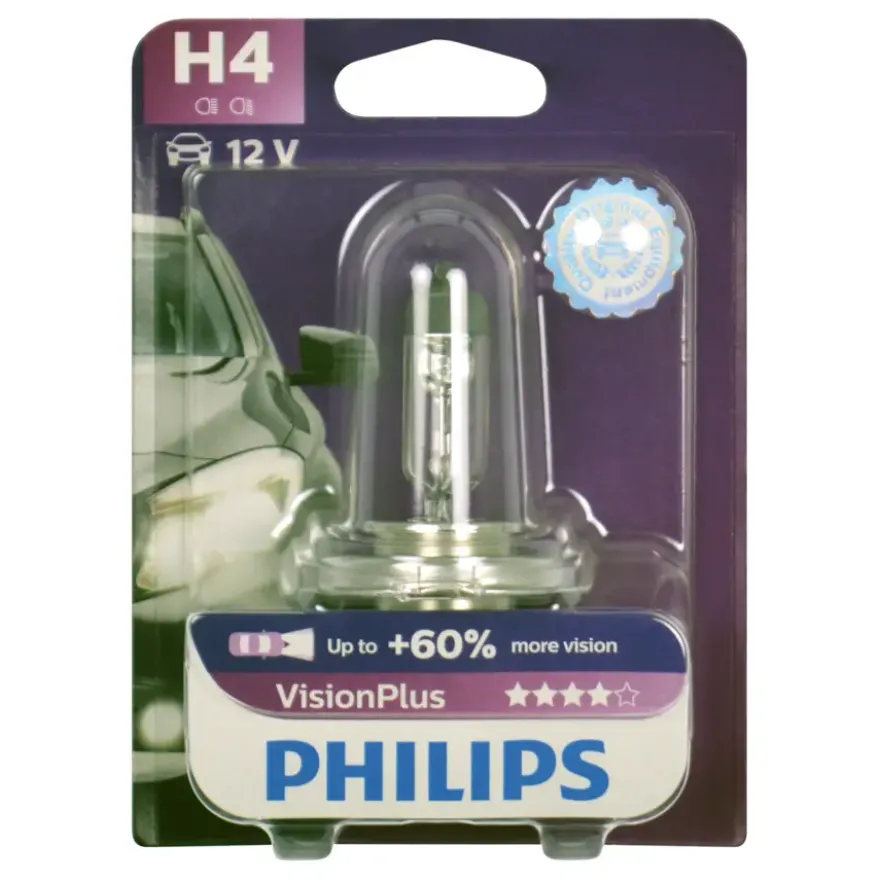Philips autolamp H4 VisionPlus 55W 12342VPB1