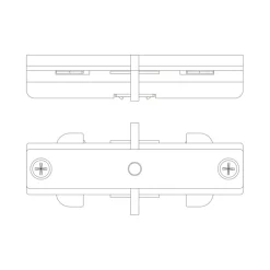 Philips EasyLink I-vormige connector railverlichting zwart