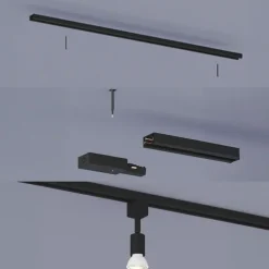Philips EasyLink L-vormige connector rechtse hoek railverlichting zwart