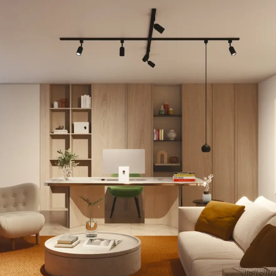 Philips EasyLink X-vormige conector railverlichting zwart