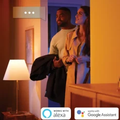 Philips Hue badkamer LED inbouwset Adore 3x5W chroom/wit incl, switch en bluetooth