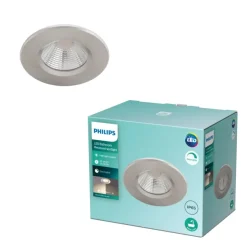Philips inbouwspot Dive 5.5W 2700K nikkel