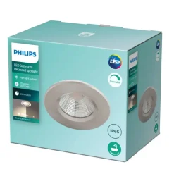 Philips inbouwspot Dive 5.5W 2700K nikkel