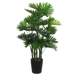 Philodendron Kunstplant - H120 x ø80 cm - Groen