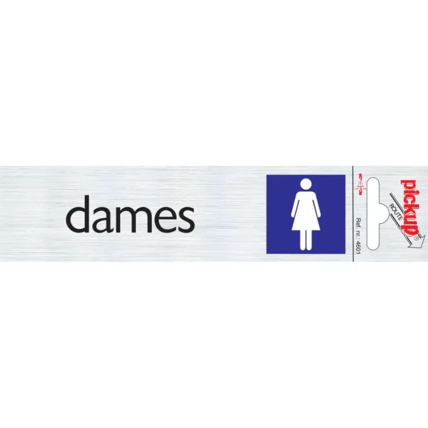 Pickup Alu deurbordje dames 165x44 mm