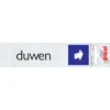 Pickup Alu deurbordje duwen liggend 165x44 mm