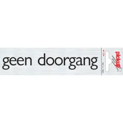 Pickup Alu deurbordje geen doorgang 165x44 mm