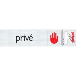 Pickup Alu deurbordje prive 165x44 mm