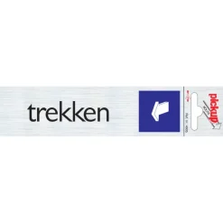 Pickup Alu deurbordje trekken liggend 165x44 mm