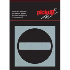 Pickup Alu Picto garderobe 8x8 cm