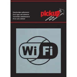 Pickup Alu Picto wifi 8x8 cm