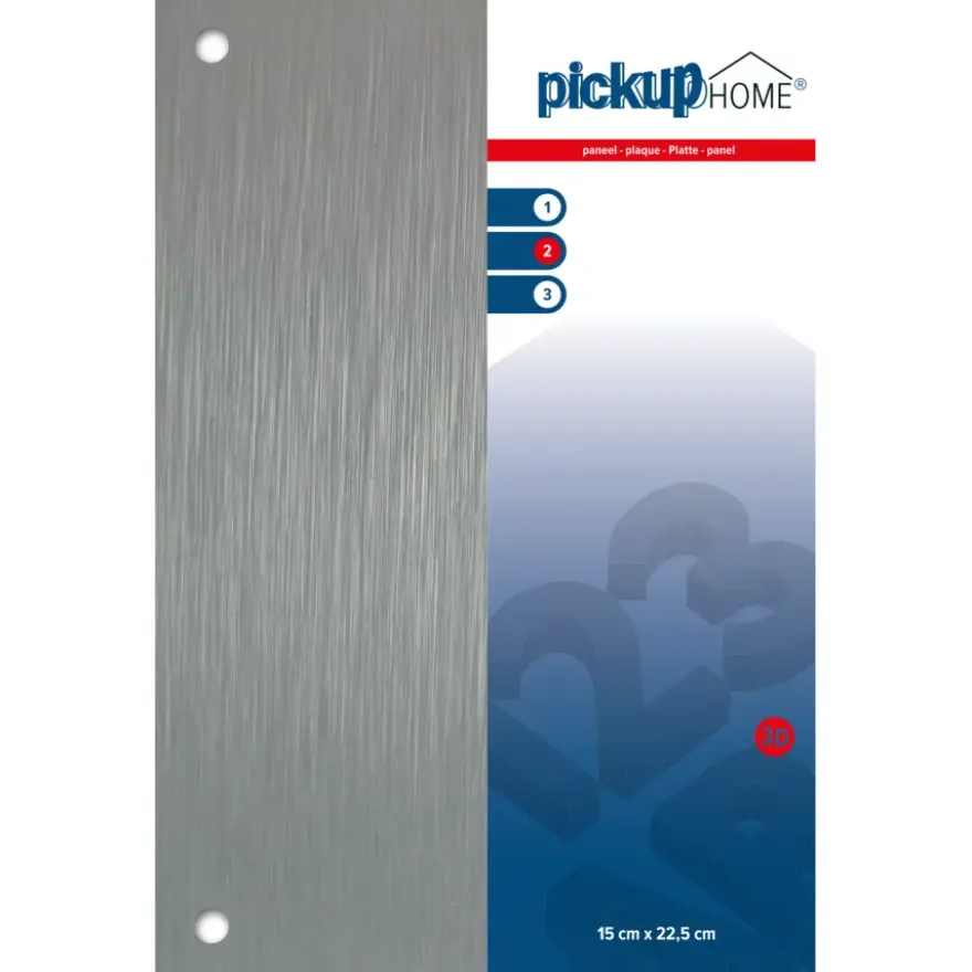 Pickup 3D Home plaat alu sandwich 3 mm 22,5 x 15 cm
