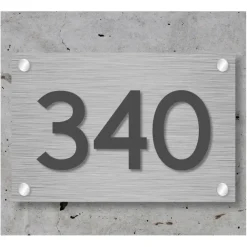 Pickup 3D Home plaat wit acrylaat 3 mm 10 x 15 cm