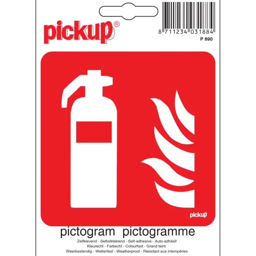 Pickup pictogram Brandblusapparaat 10x10 cm