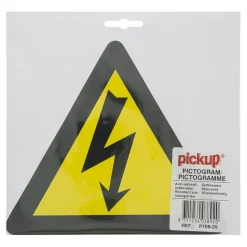 Pickup pictogram Gevaar voor Elektrische Spanning 20x20 cm