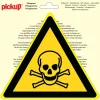 Pickup pictogram giftige stoffen 20 cm