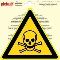 Pickup pictogram giftige stoffen 20 cm