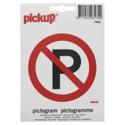 Pickup pictogram Verboden te Parkeren 10x10 cm