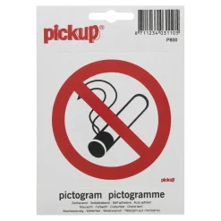 Pickup pictogram Verboden te Roken 10x10 cm