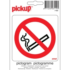 Pickup pictogram Verboden te Roken 10x10 cm