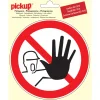 Pickup pictogram verboden voor onbevoegden 15 cm