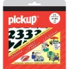 Pickup plakcijfers 0-9 zwart 25 mm