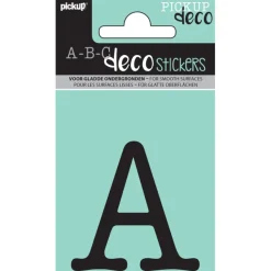 Pickup plakletter A Maud zwart 60 mm