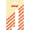 Pickup plakletter J wit mat 90 mm