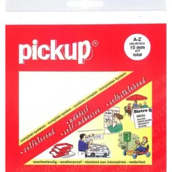 Pickup plakletters A-Z Helvetia wit 10 mm