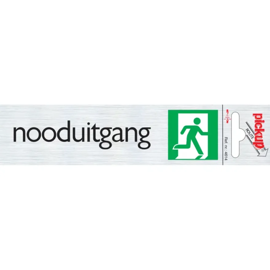Pickup route nooduitgang 165x44 mm