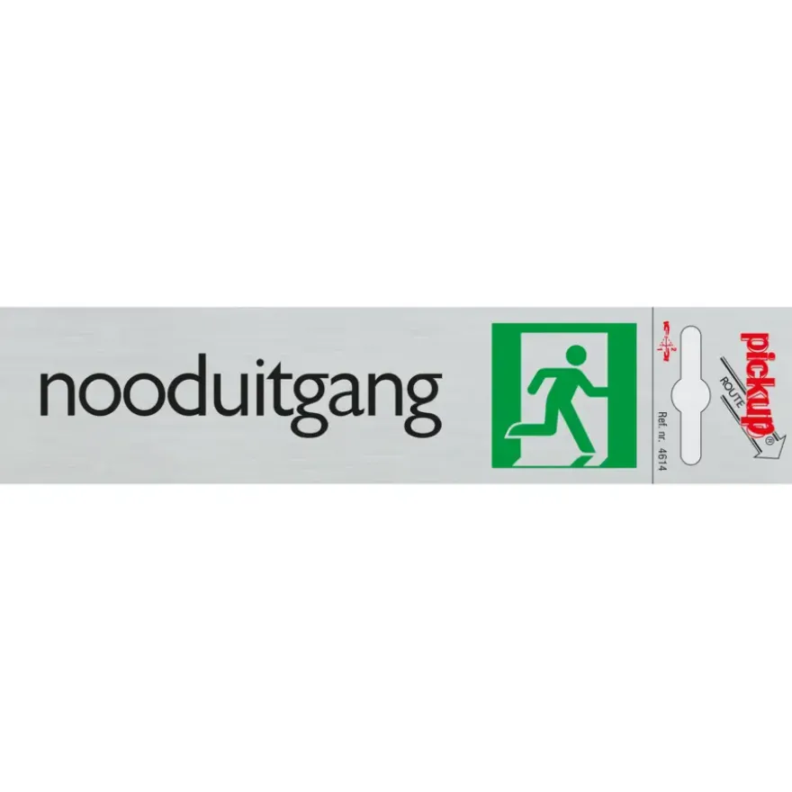 Pickup route nooduitgang 165x44 mm